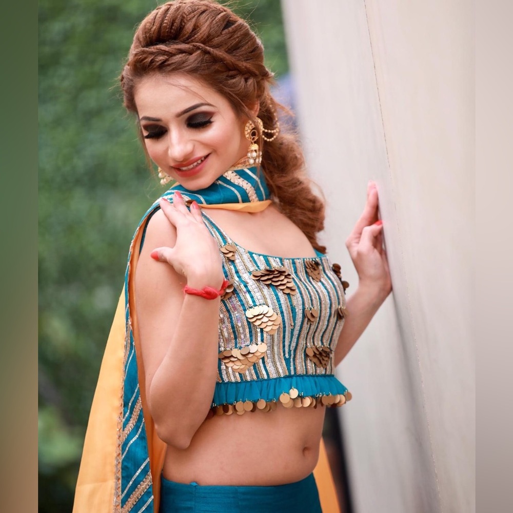 Perfect Lehnga for Mehndi/ Bangle ceremony